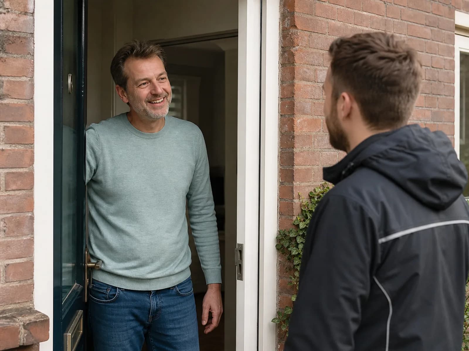 SolarFast adviseur komt langs voor een adviesgesprek aan de voordeur